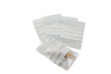 Druckverschlußbeutel - transparent mit 3 Beschriftungsfeldern (Muster mit Inhalt) | PIT Packaging.de | Briefumschlaegebestellen