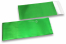 Grüne Folienumschläge matt metallic farbig - 110 x 220 mm | PIT Packaging.de | Briefumschlaegebestellen