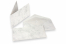 Marmor Briefumschlag (96 x 181 mm) und Karte (90 x 173 mm) - Marmor Grau, Innenfutter Grau | PIT Packaging.de | Briefumschlaegebestellen