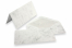 Marmor Briefumschlag (110 x 220 mm) und Karte (105 x 210 mm) - Marmor Grau, Innenfutter Grau | PIT Packaging.de | Briefumschlaegebestellen