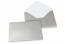  Farbige Umschläge  für Glückwunschkarten - Silber, 114 x 162 mm | PIT Packaging.de | Briefumschlaegebestellen
