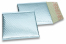 Luftpolstertaschen metallic umweltfreundlich - Eisblau 165 x 165 mm | PIT Packaging.de | Briefumschlaegebestellen