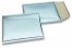 Luftpolstertaschen metallic umweltfreundlich - Eisblau 180 x 250 mm | PIT Packaging.de | Briefumschlaegebestellen