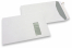 Fensterumschläge, Weiss, 229 x 324 mm (C4), Fenster rechts 40 x 110 mm, Fensterposition 20 mm von rechts und 60 mm von oben, 120 Gramm, haftkleberverschluß  | PIT Packaging.de | Briefumschlaegebestellen