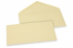Farbige Umschläge für Glückwunschkarten - Camel, 110 x 220 mm | PIT Packaging.de | Briefumschlaegebestellen