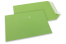 Farbige Briefumschläge Papier -  Apfelgrün, 229 x 324 mm  | PIT Packaging.de | Briefumschlaegebestellen