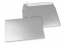 Farbige Briefumschläge Papier - Silber metallic, 114 x 162 mm | PIT Packaging.de | Briefumschlaegebestellen