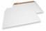 Versandtaschen aus Wellpappe Weiß - 375 x 520 mm | PIT Packaging.de | Briefumschlaegebestellen