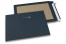 Papprückwandtaschen farbig - Dunkelblau, 229 x 324 mm | PIT Packaging.de | Briefumschlaegebestellen