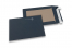 Papprückwandtaschen farbig - Dunkelblau, 162 x 229 mm | PIT Packaging.de | Briefumschlaegebestellen