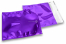 Lila Metallic Folienumschläge - 165 x 165 mm | PIT Packaging.de | Briefumschlaegebestellen