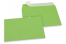 Farbige Briefumschläge Papier -  Apfelgrün, 114 x 162 mm | PIT Packaging.de | Briefumschlaegebestellen