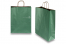Tragetaschen aus Papier mit gedrehten Papierkordeln - dunkelgrün metallic, 320 x 120 x 410 mm, 100 Gramm | PIT Packaging.de | Briefumschlaegebestellen