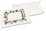 Weiße Weihnachts-Luftpolstertaschen - Geschenke | PIT Packaging.de | Briefumschlaegebestellen