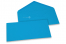 Farbige Umschläge  für Glückwunschkarten - Meerblau, 110 x 220 mm | PIT Packaging.de | Briefumschlaegebestellen