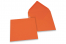  Farbige Umschläge  für Glückwunschkarten  - Orange, 155 x 155 mm | PIT Packaging.de | Briefumschlaegebestellen
