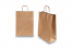 Tragetaschen aus Papier mit gedrehten Papierkordeln - messing, 260 x 120 x 350 mm, 90 Gramm | PIT Packaging.de | Briefumschlaegebestellen