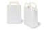 Tragetaschen aus Papier mit flachen Trageriemen - weiß, 180 x 80 x 220 mm | PIT Packaging.de | Briefumschlaegebestellen