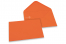  Farbige Umschläge  für Glückwunschkarten - Orange, 133 x 184 mm | PIT Packaging.de | Briefumschlaegebestellen