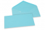 Farbige Umschläge für Glückwunschkarten - Himmelblau, 110 x 220 mm | PIT Packaging.de | Briefumschlaegebestellen