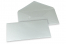 Farbige Umschläge für Glückwunschkarten - Silber metallic, 110 x 220 mm | PIT Packaging.de | Briefumschlaegebestellen