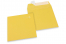 Farbige Briefumschläge Papier - Sonnenblumengelb, 160 x 160 mm | PIT Packaging.de | Briefumschlaegebestellen