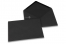  Farbige Umschläge  für Glückwunschkarten - Schwarz, 133 x 184 mm | PIT Packaging.de | Briefumschlaegebestellen