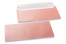 Briefumschläge in babyrosa mit Perlmutteffekt - 110 x 220 mm | PIT Packaging.de | Briefumschlaegebestellen