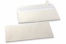 Weiss Briefumschläge mit Perlmutteffekt - 110 x 220 mm | PIT Packaging.de | Briefumschlaegebestellen
