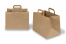 Tragetaschen aus Papier mit flachen Trageriemen - braun, 317 x 218 x 245 mm | PIT Packaging.de | Briefumschlaegebestellen