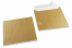 Goldene Briefumschläge mit Perlmutteffekt - 155 x 155 mm | PIT Packaging.de | Briefumschlaegebestellen