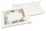 Weiße Weihnachts-Luftpolstertaschen - Vintage | PIT Packaging.de | Briefumschlaegebestellen