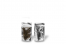 Metallic transparente Standbodenbeutel - Silber metallic, 85 x 145 x 50 mm - 100 ml | PIT Packaging.de | Briefumschlaegebestellen