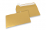 Farbige Briefumschläge Papier - Gold metallic, 114 x 162 mm | PIT Packaging.de | Briefumschlaegebestellen