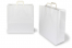 Tragetaschen aus Papier mit flachen Trageriemen - weiß, 450 x 170 x 420 mm | PIT Packaging.de | Briefumschlaegebestellen
