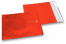 Rote Folienumschläge matt metallic farbig - 165 x 165 mm | PIT Packaging.de | Briefumschlaegebestellen