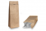 Flachbodenbeutel - Braun, 2000 ml / 1000 Gramm gemahlenen Kaffee | PIT Packaging.de | Briefumschlaegebestellen