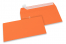 Farbige Briefumschläge Papier - Orange, 110 x 220 mm | PIT Packaging.de | Briefumschlaegebestellen