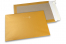 Papprückwandtaschen farbig - Gold, 229 x 324 mm | PIT Packaging.de | Briefumschlaegebestellen