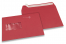 Rot, Fensterbriefumschläge farbig, 162 x 229 mm (A5), Fenster links, Fensterformat 45 x 90 mm, Fensterposition 20 mm von links / 60 mm von unten, Haftklebeverschluss, 120 gr farbiges Papier | PIT Packaging.de | Briefumschlaegebestellen