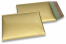 Luftpolstertaschen matt metallic umweltfreundlich - Gold 180 x 250 mm | PIT Packaging.de | Briefumschlaegebestellen