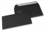 Farbige Briefumschläge Papier -  Schwarz, 110 x 220 mm | PIT Packaging.de | Briefumschlaegebestellen