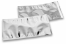 Silberne  Metallic Folienumschläge - 114 x 229 mm | PIT Packaging.de | Briefumschlaegebestellen