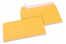 Farbige Briefumschläge Papier - Goldgelb, 110 x 220 mm | PIT Packaging.de | Briefumschlaegebestellen