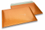 Luftpolstertaschen metallic umweltfreundlich - Orange 320 x 425 mm | PIT Packaging.de | Briefumschlaegebestellen