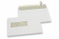 Laserdrucker Briefumschläge, 156 x 220 mm (EA5), Fenster links 40 x 110 mm, Fensterposition 120 mm von links und 66 mm von unten, Gewicht pro Stück ca. 6 Gramm | PIT Packaging.de | Briefumschlaegebestellen
