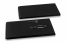 Kartonverpackung mit Kordelverschluss - 110 x 220 x 25 mm, schwarz | PIT Packaging.de | Briefumschlaegebestellen