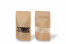 Standbodenbeutel Kraft mit Fenster - Braun, 130 x 225 x 70 mm, 500 ml | PIT Packaging.de | Briefumschlaegebestellen