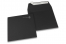 Farbige Briefumschläge Papier -  Schwarz, 160 x 160 mm | PIT Packaging.de | Briefumschlaegebestellen