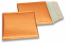Luftpolstertaschen metallic umweltfreundlich - Orange 165 x 165 mm | PIT Packaging.de | Briefumschlaegebestellen